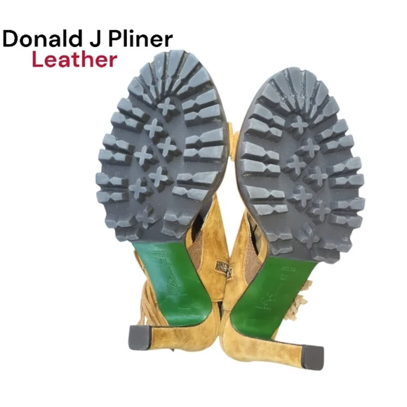 Rare Donald Pliner Lisa Signature Inux Boho Bohemian Native Fringe Stiletto 8 - Picture 10 of 14